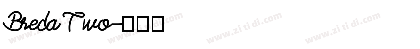 Breda Two字体转换